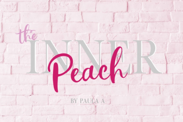 The Inner Peach Duo font preview