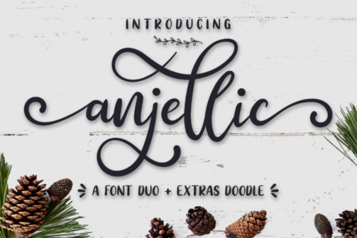 Anjellic Duo font preview