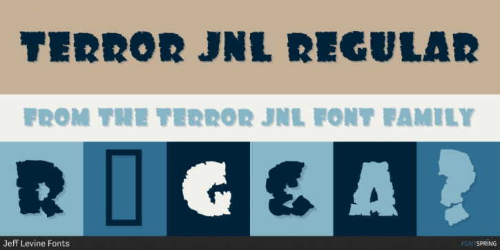 Terror JNL font preview