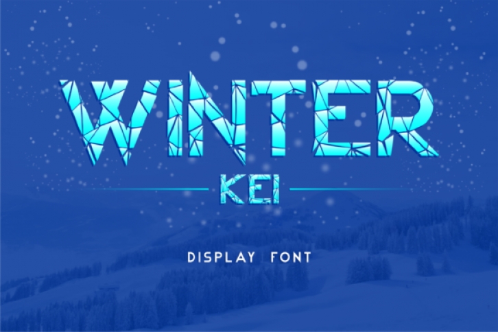 Winter Kei font preview