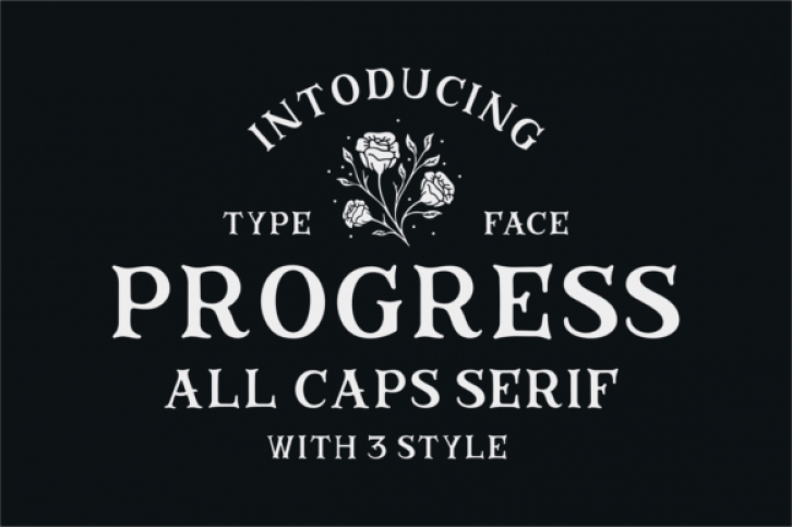 Progress font preview