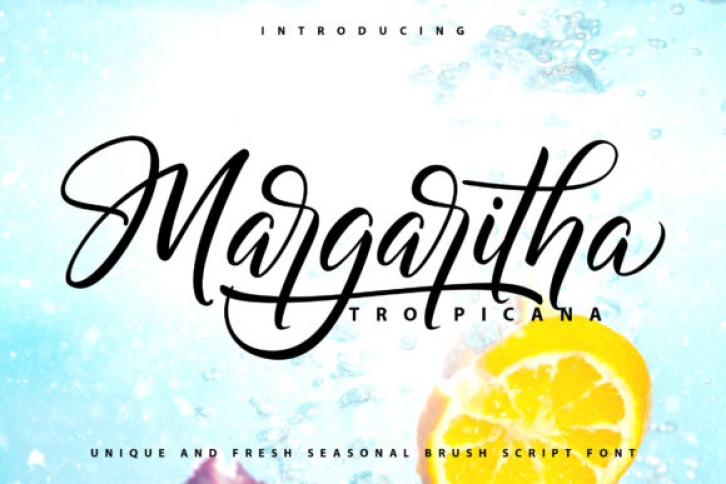 Margaritha Tropicana font preview