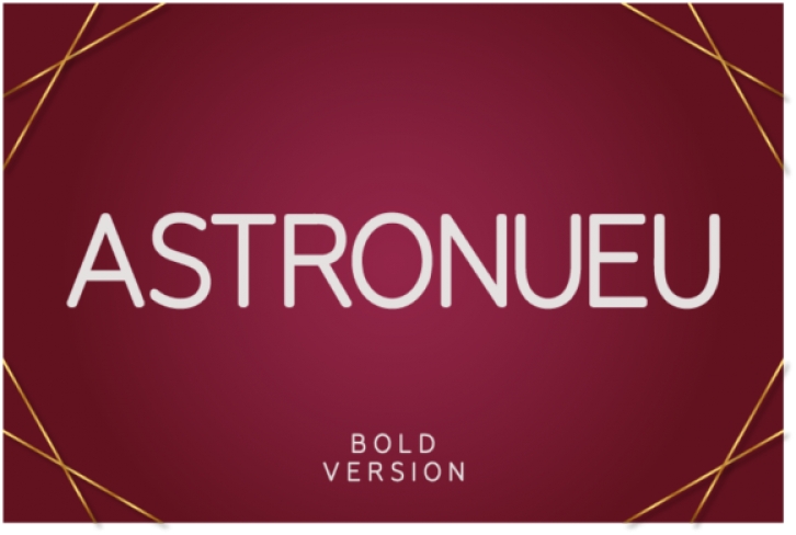 Astronueu Bold font preview