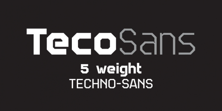 TecoSans font preview
