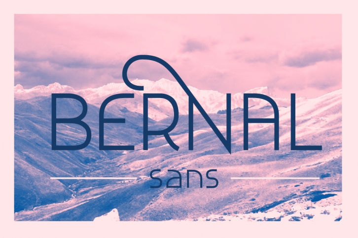 Bernal Sans font preview