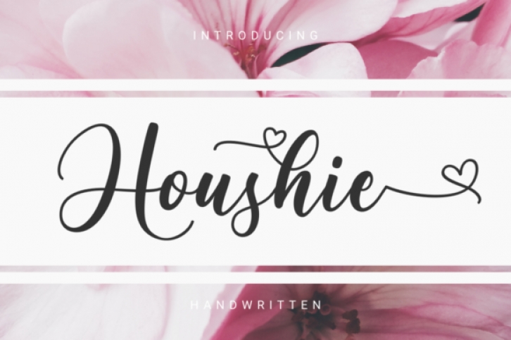 Houshie font preview