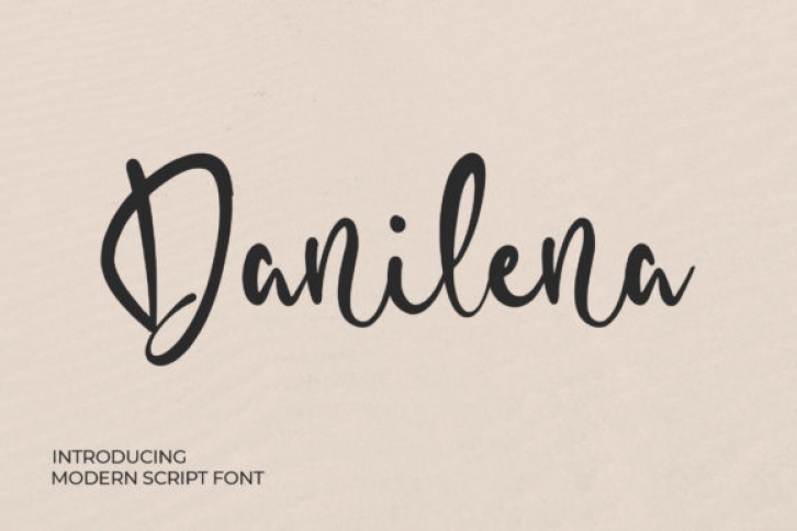 Danilena font preview