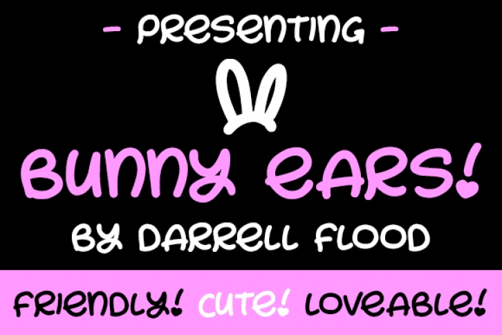 Bunny Ears font preview