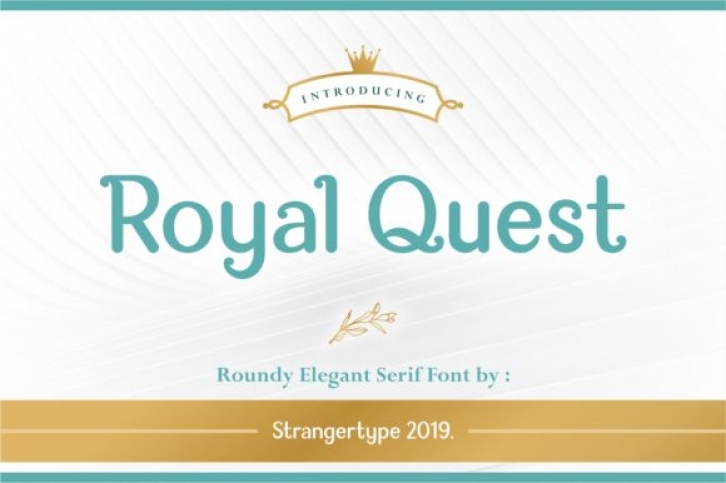 Royal Quest font preview