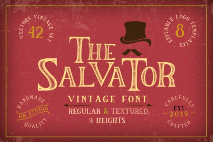 The Salvator font preview