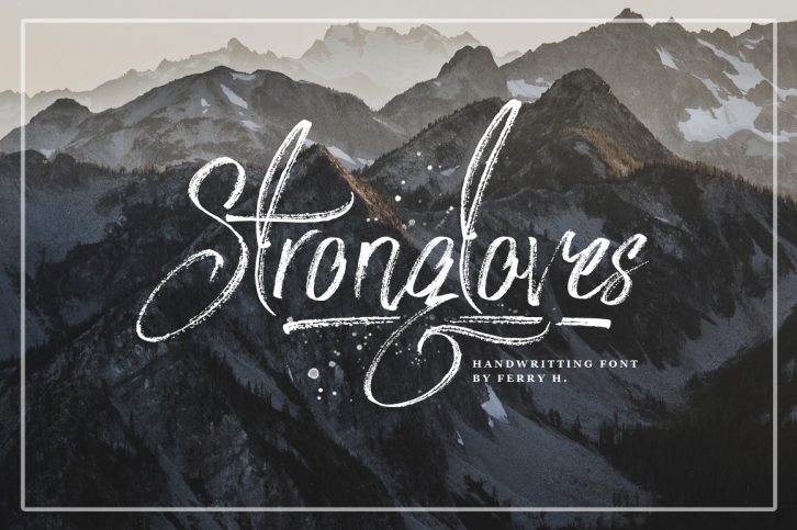 Strongloves font preview