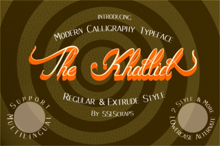 The Khallid font preview