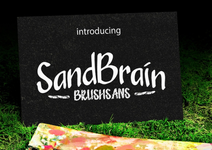 Sandbrain Family font preview