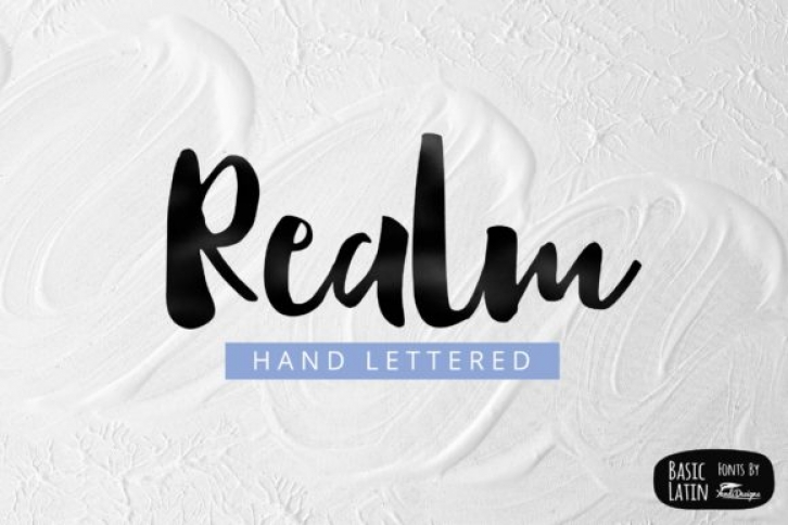 Realm font preview