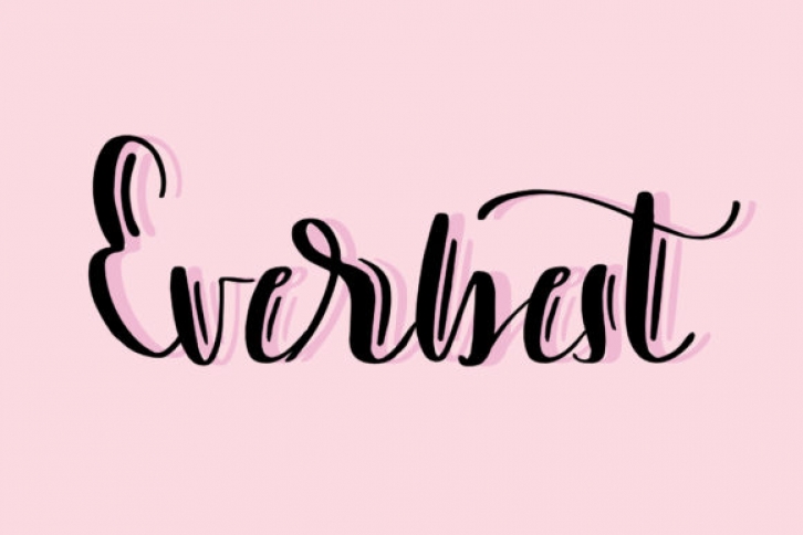 Everbest font preview