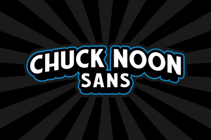 Chuck Noon Sans font preview