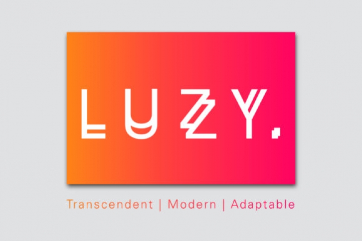 Luzy font preview