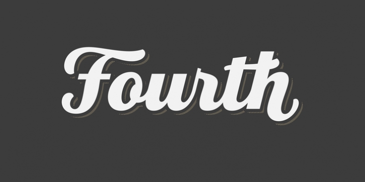 Fourth font preview