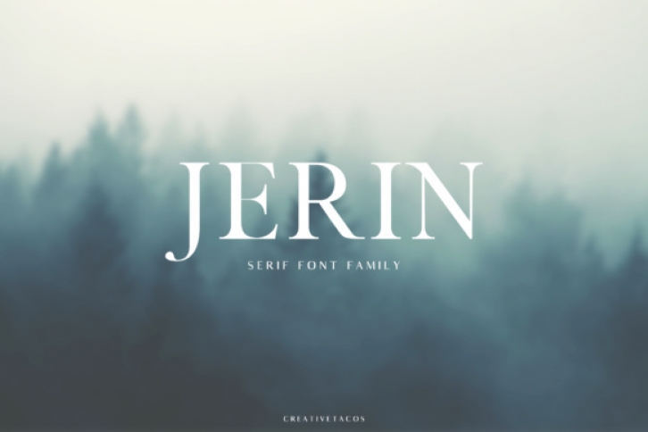 Jerin font preview