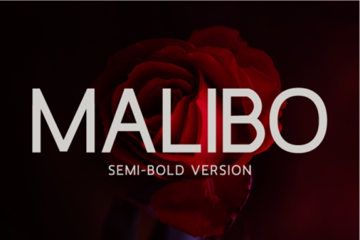 Malibo Semi-Bold font preview