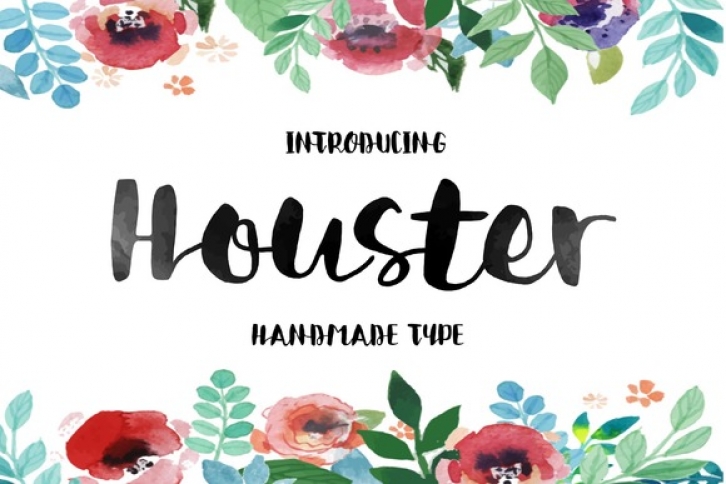 Houster font preview