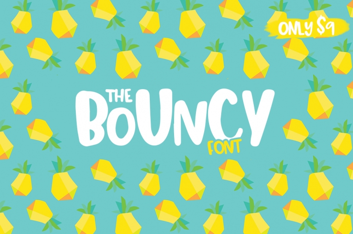 Bouncy font preview