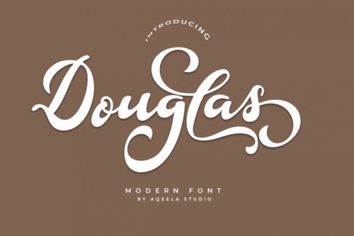 Douglas font preview