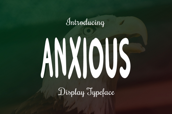 Anxious font preview