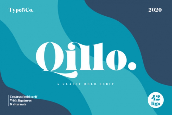 Qillo font preview