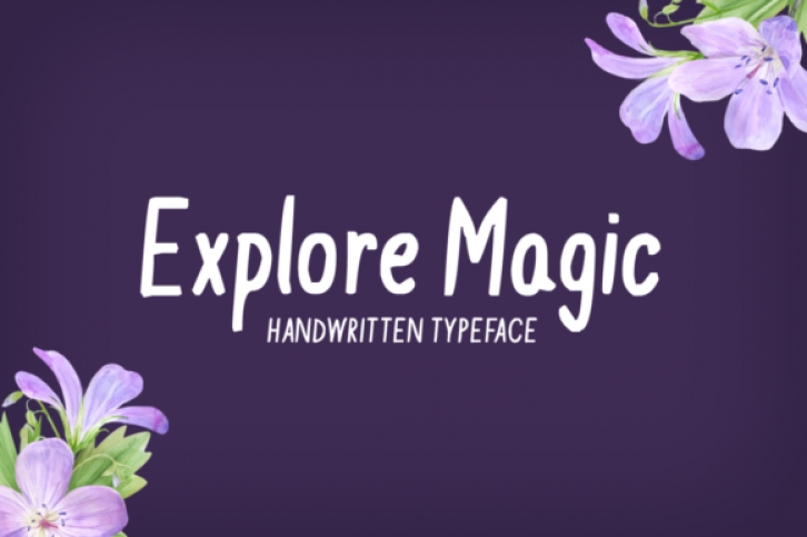 Explore Magic font preview
