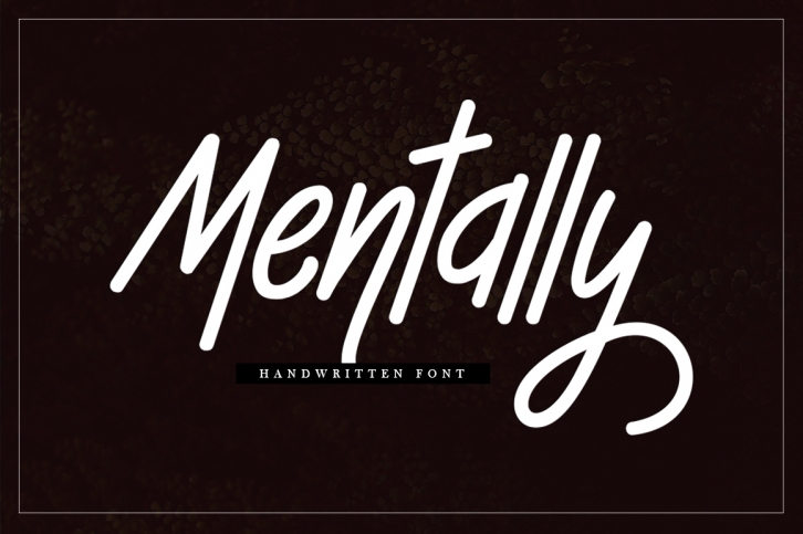 Mentally font preview