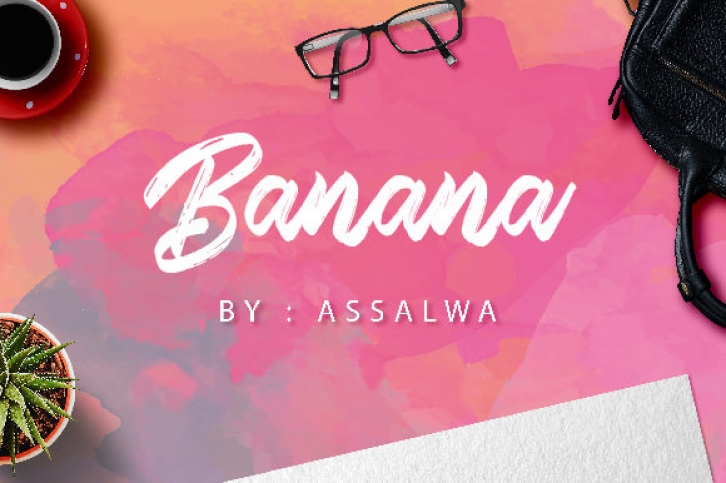Banana font preview
