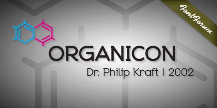 Organicon font preview