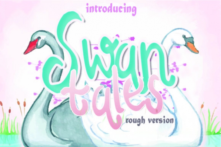 Swan Tales font preview