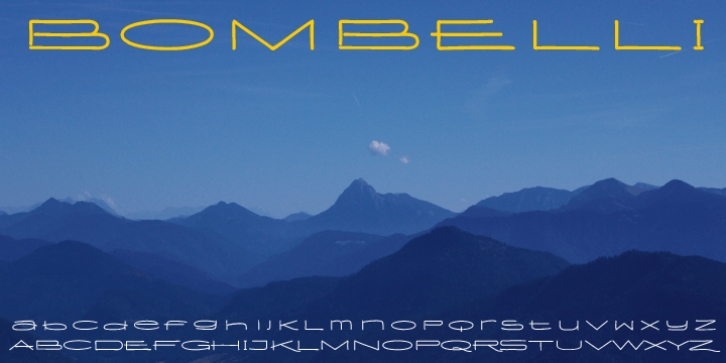 Bombelli Light Hand font preview