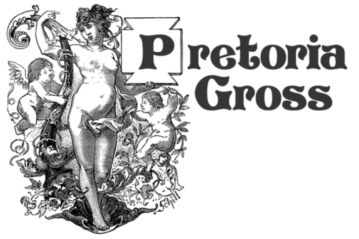 Pretoria Gross font preview