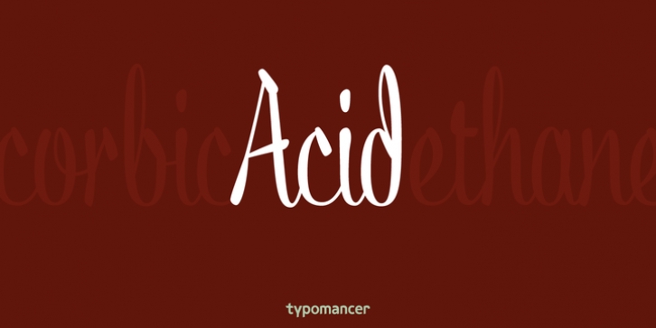Acid font preview