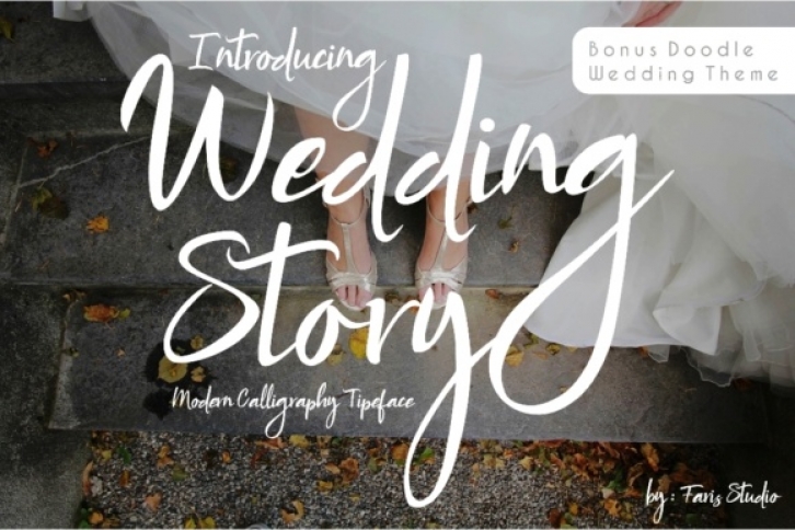 Wedding Story font preview
