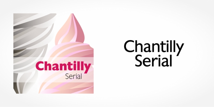 Chantilly Serial font preview