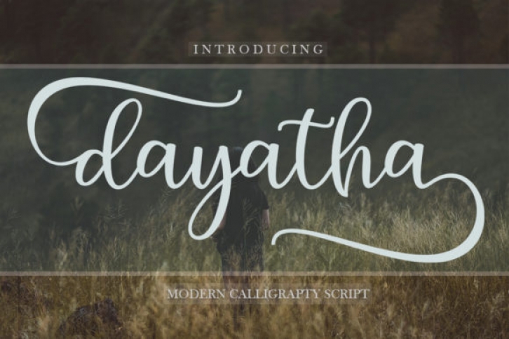 Dayatha font preview