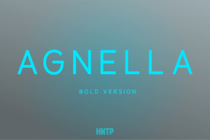 Agnella Bold font preview