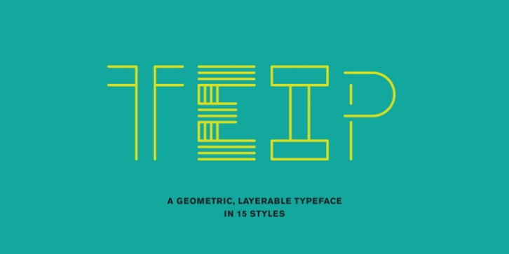 Teip font preview