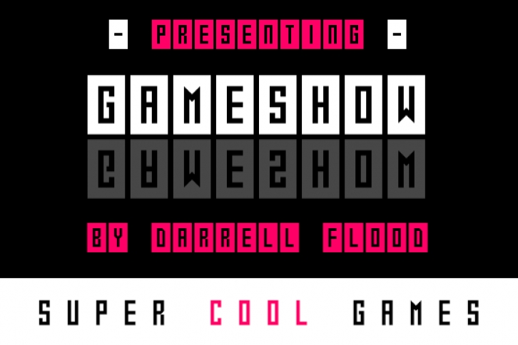 Gameshow font preview