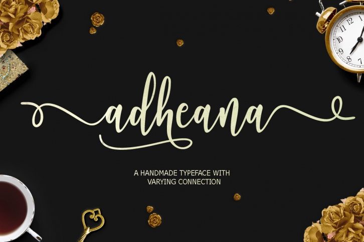 Adheana font preview