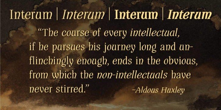 Interum font preview