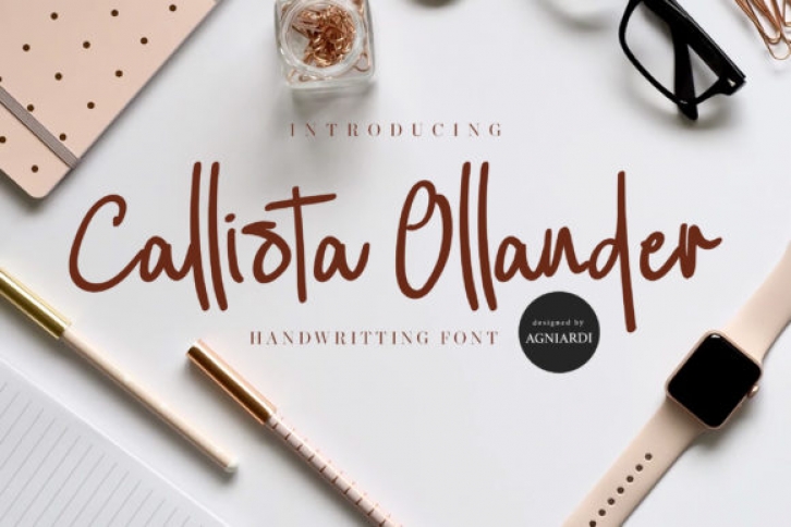 Callista Ollander font preview
