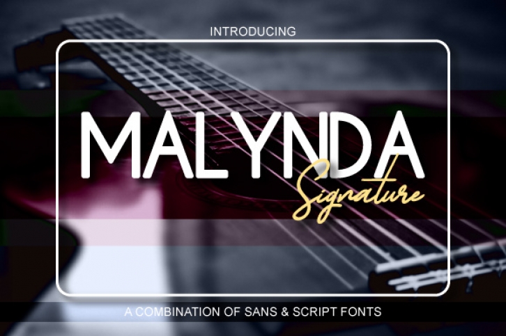 Malynda Duo font preview