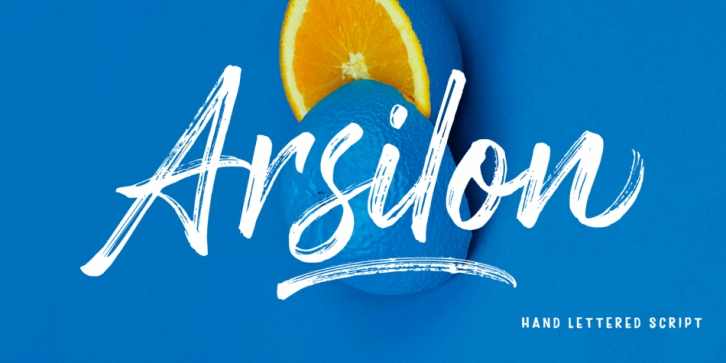 Arsilon font preview