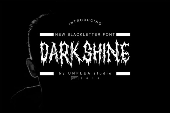 Darkshine font preview