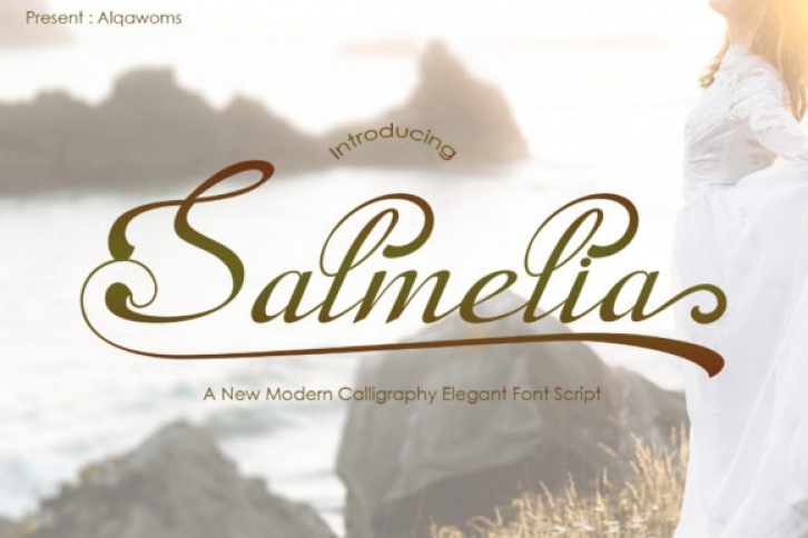 Salmelia font preview